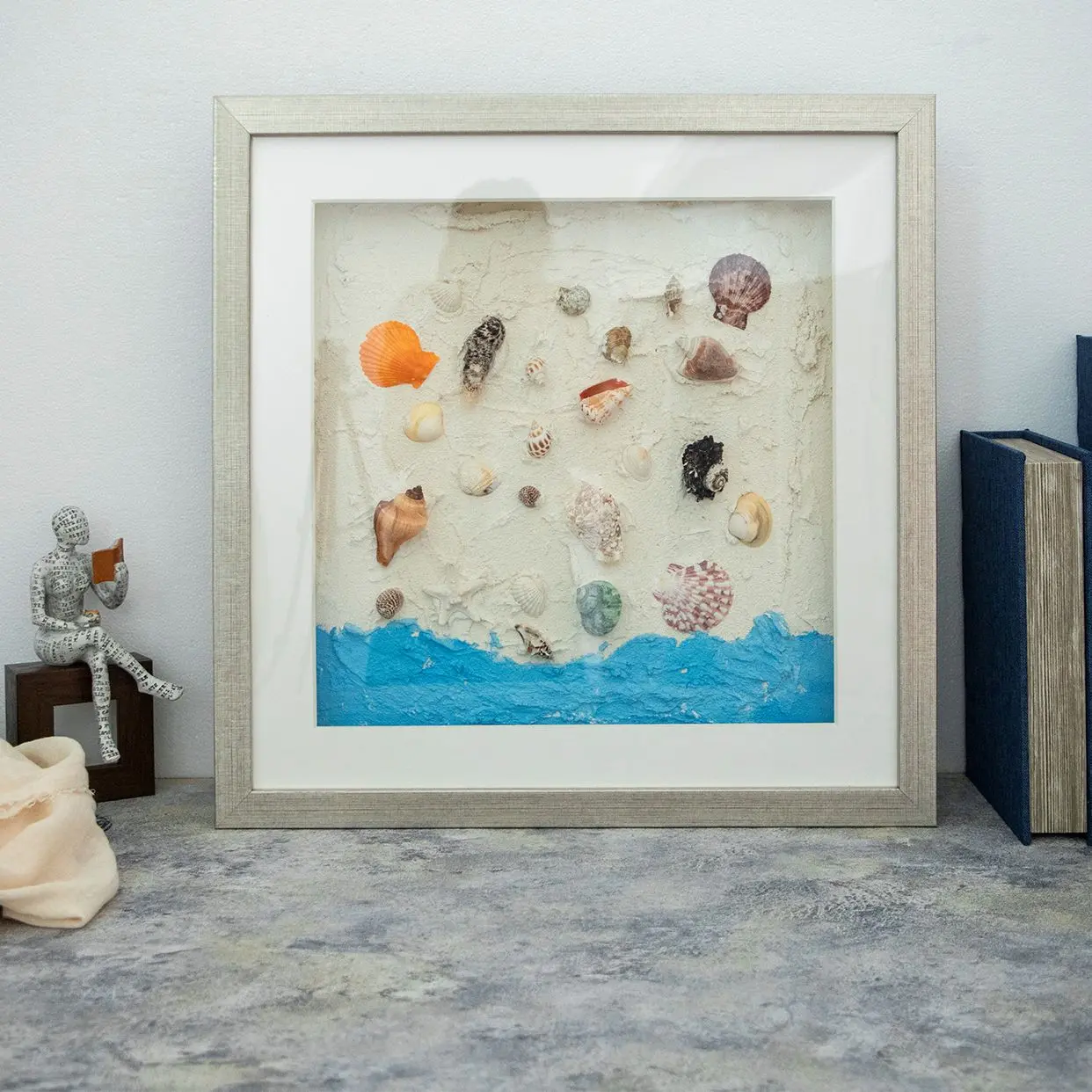 Seashell Texture Decorative Painting