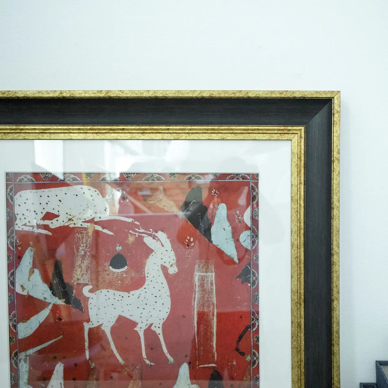 Dunhuang Mural Nine-Colored Deer Decorative Painting