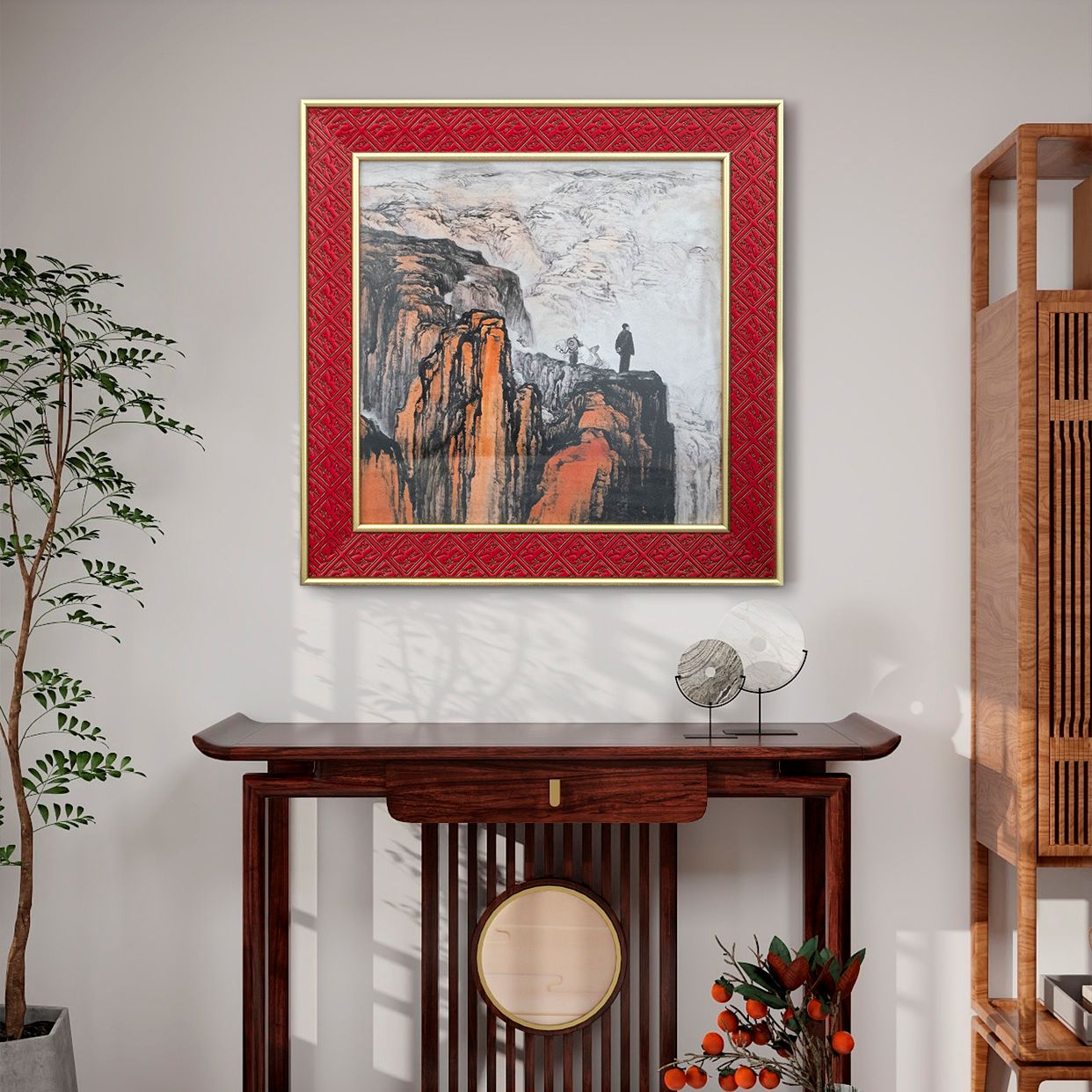 Shi Lu's Decorative Painting “Campaign in Northern Shaanxi”