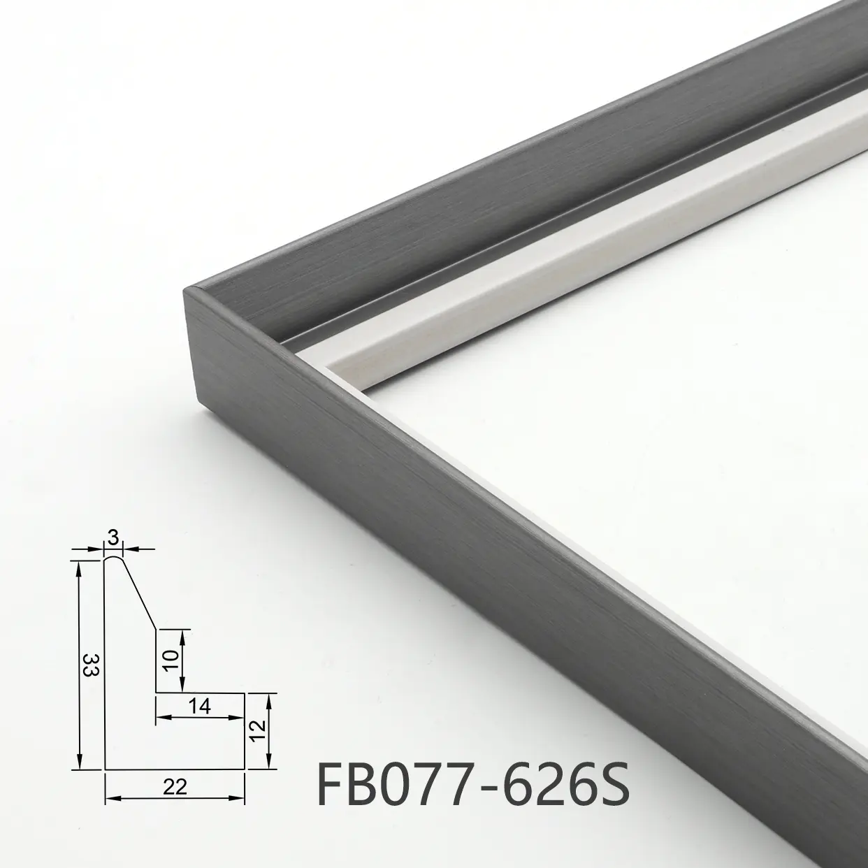 Advanced Gray Photo Frame