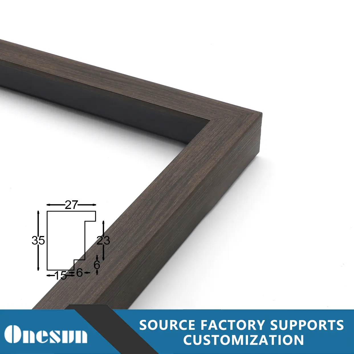 Wood Imitation Photo Frame Decoration