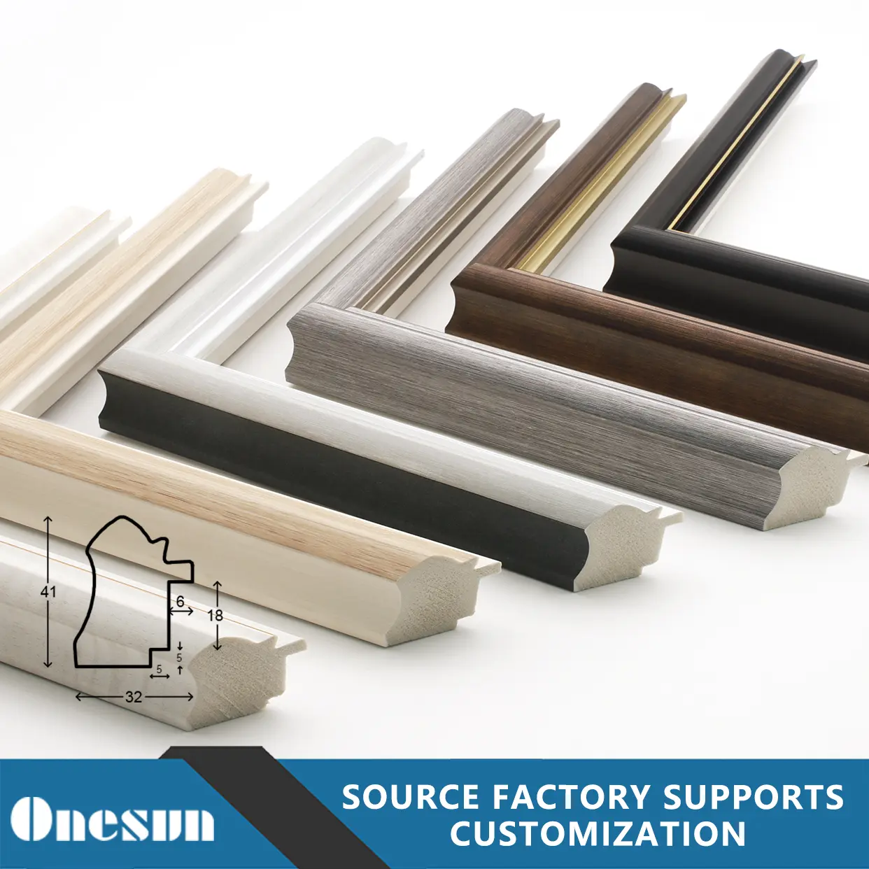 Eco-friendly Wood Imitation Frame Strip