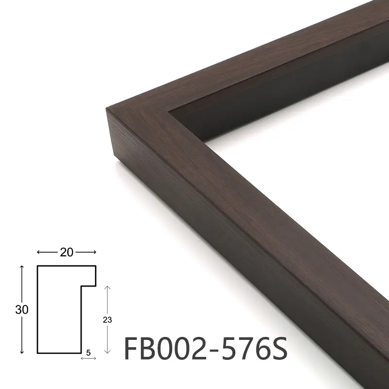 Lightweight wood grain frames