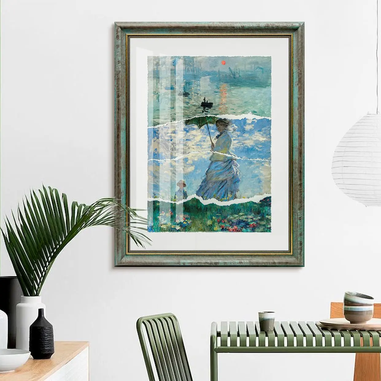 Monet Painting Collection: Transparent Decorative Artwork