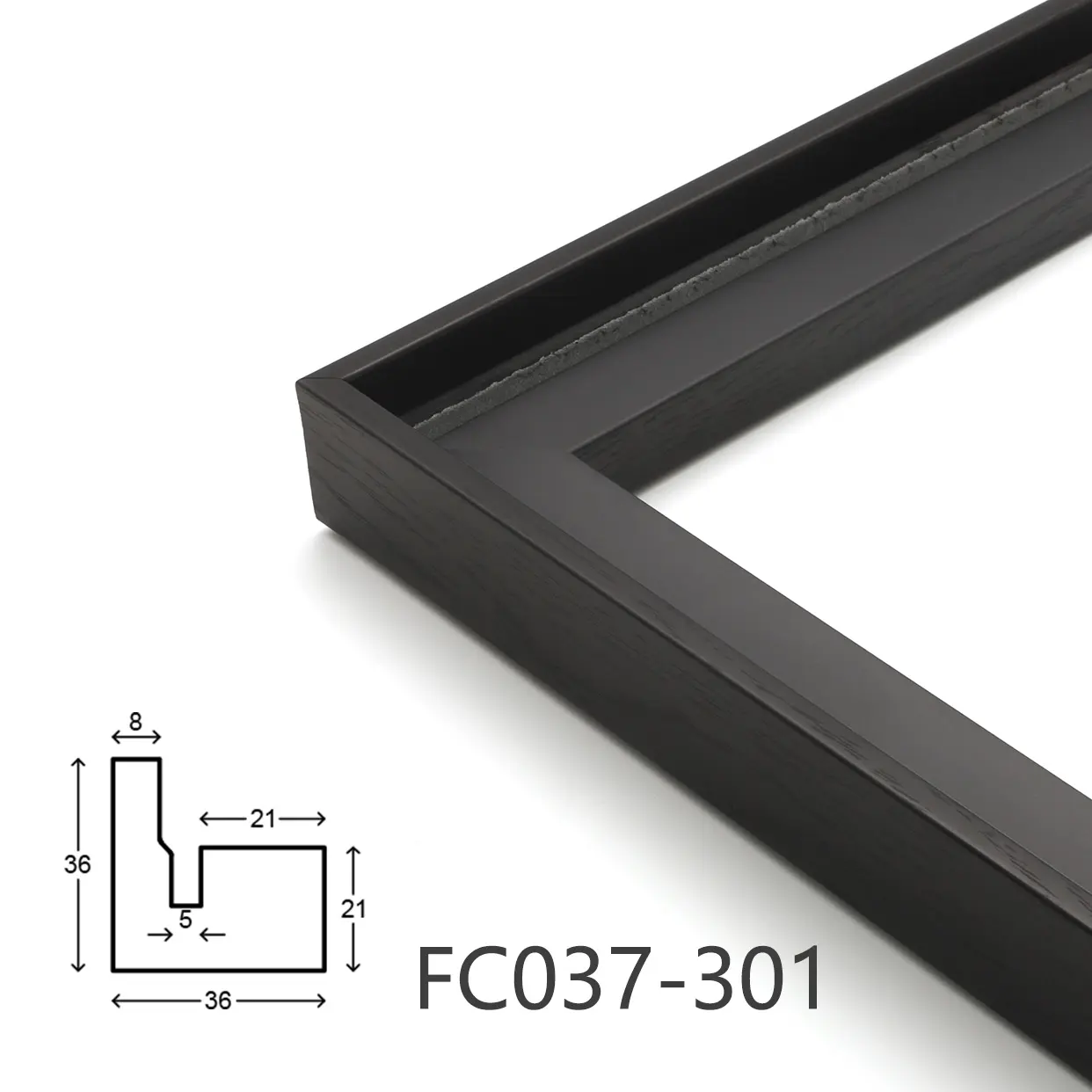 Monochromatic Frame Strip