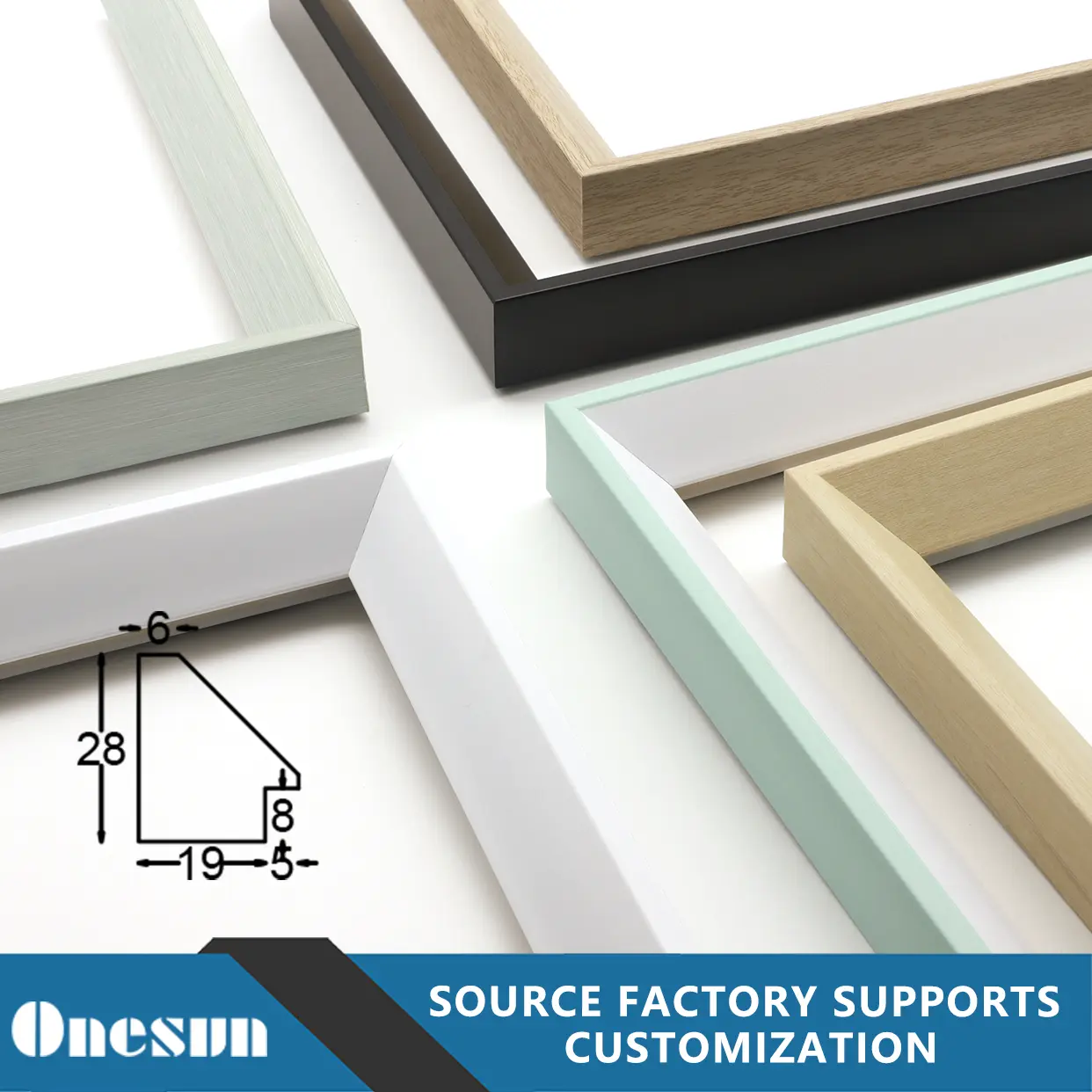 Color Fading Resistant PS Photo Frame