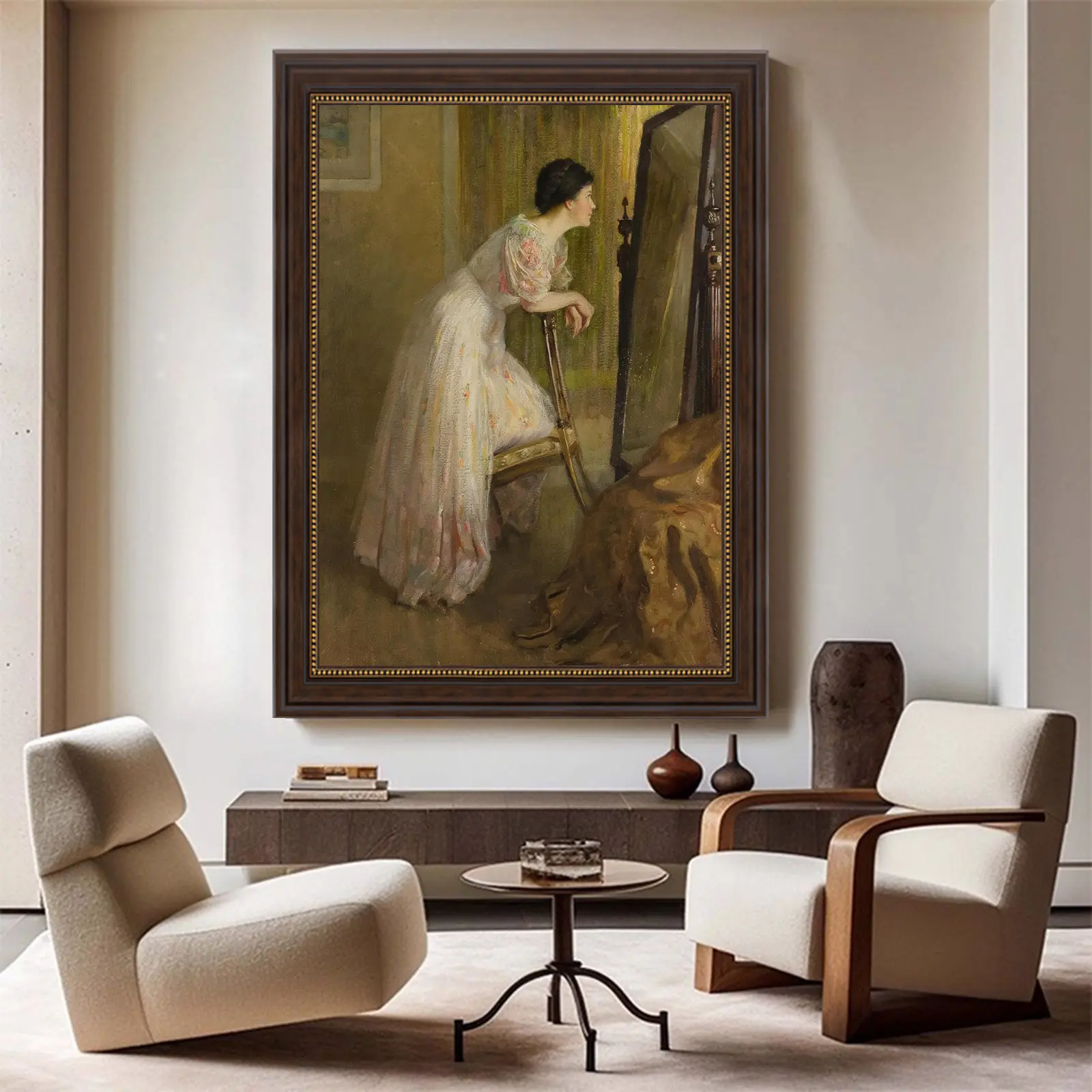 PS Material Picture Frame: Vintage-Style P...